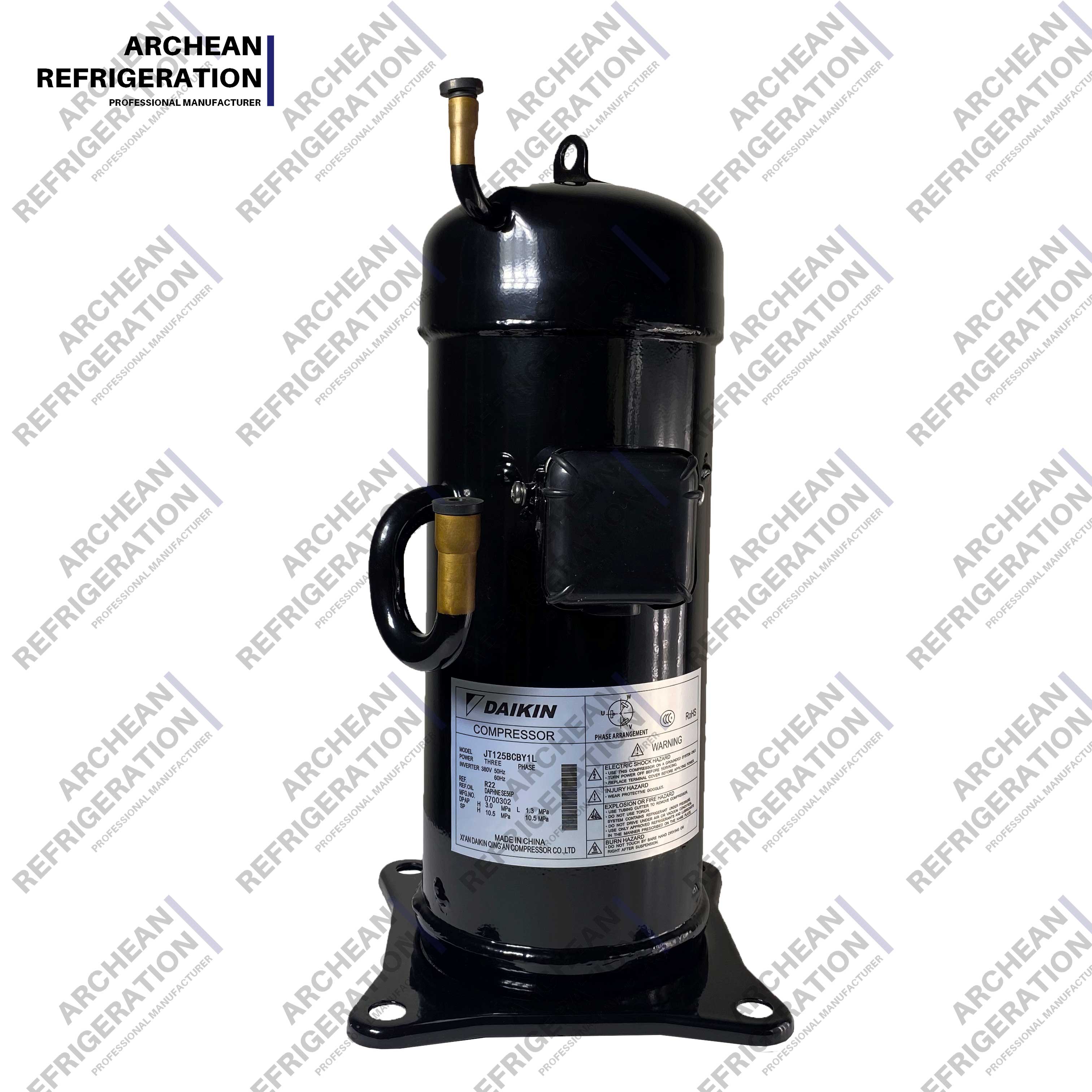 New in Stock Daikins Scroll Compressor JT170GABY1L JT132GHBY1L JT140GHBY1L JT140GHSY1L Three Phase 380V 50Hz Air Conditioning Refrigeration