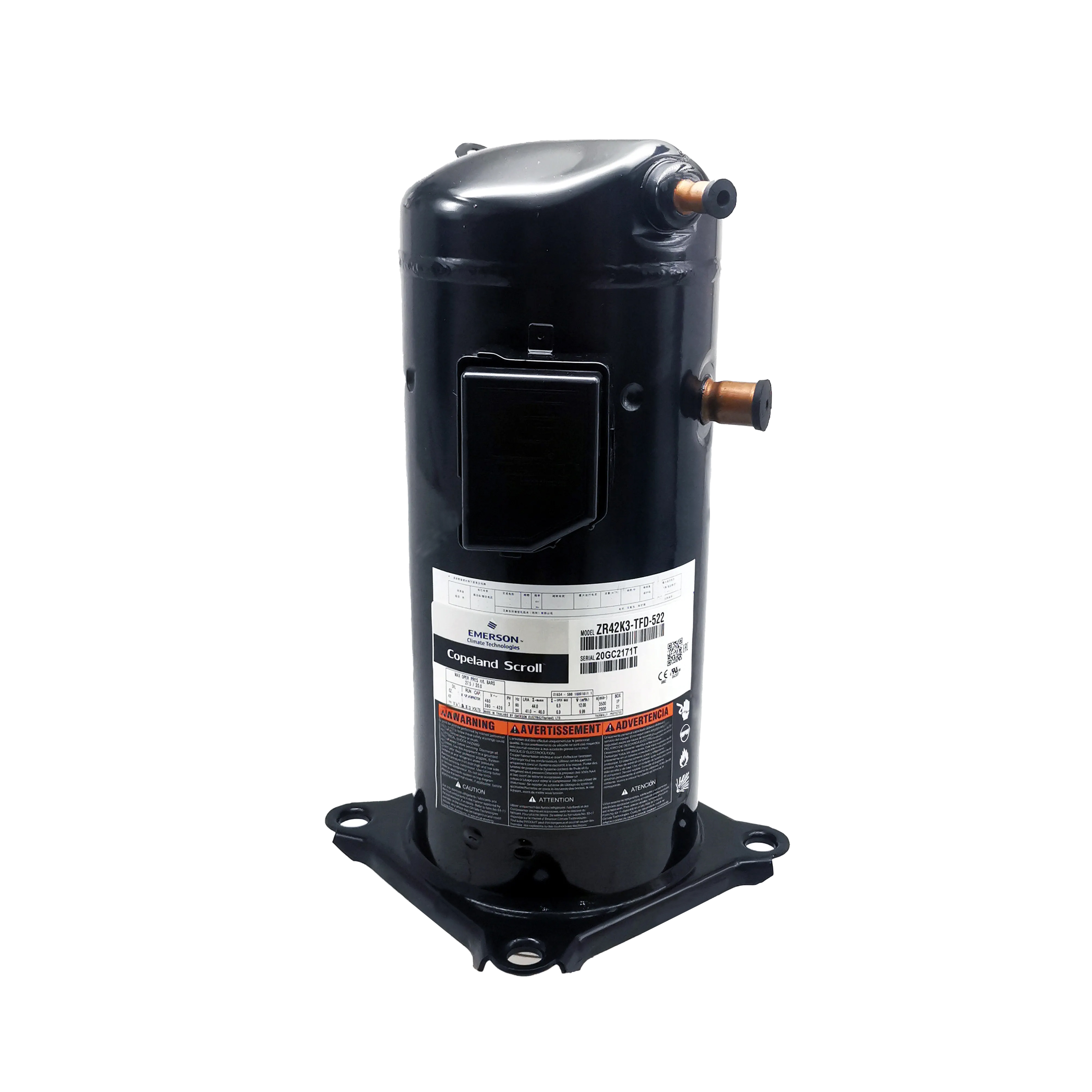Best Price Refrigeration Compressor ZR42K3-TFD for HVAC Copeland Compressordurable