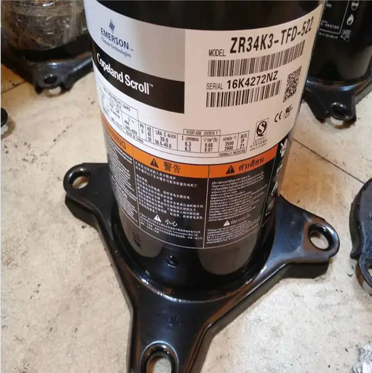 ZR34K3-TFD-522 High-Efficiency Compressor for Cold Storage Original New ZR Compressor ZR34K3-TFDfor Cold Room