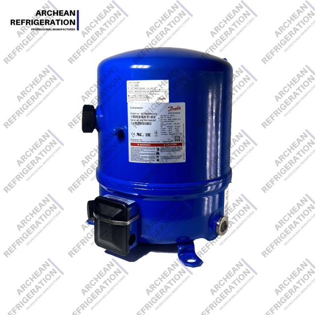 Danfoss MT/MTZ 64 HM MT/MTZ 72 HN MT/MTZ 80 HP MT/MTZ 100 HS Enclosed Compressor for Enhanced Refrigeration Performance