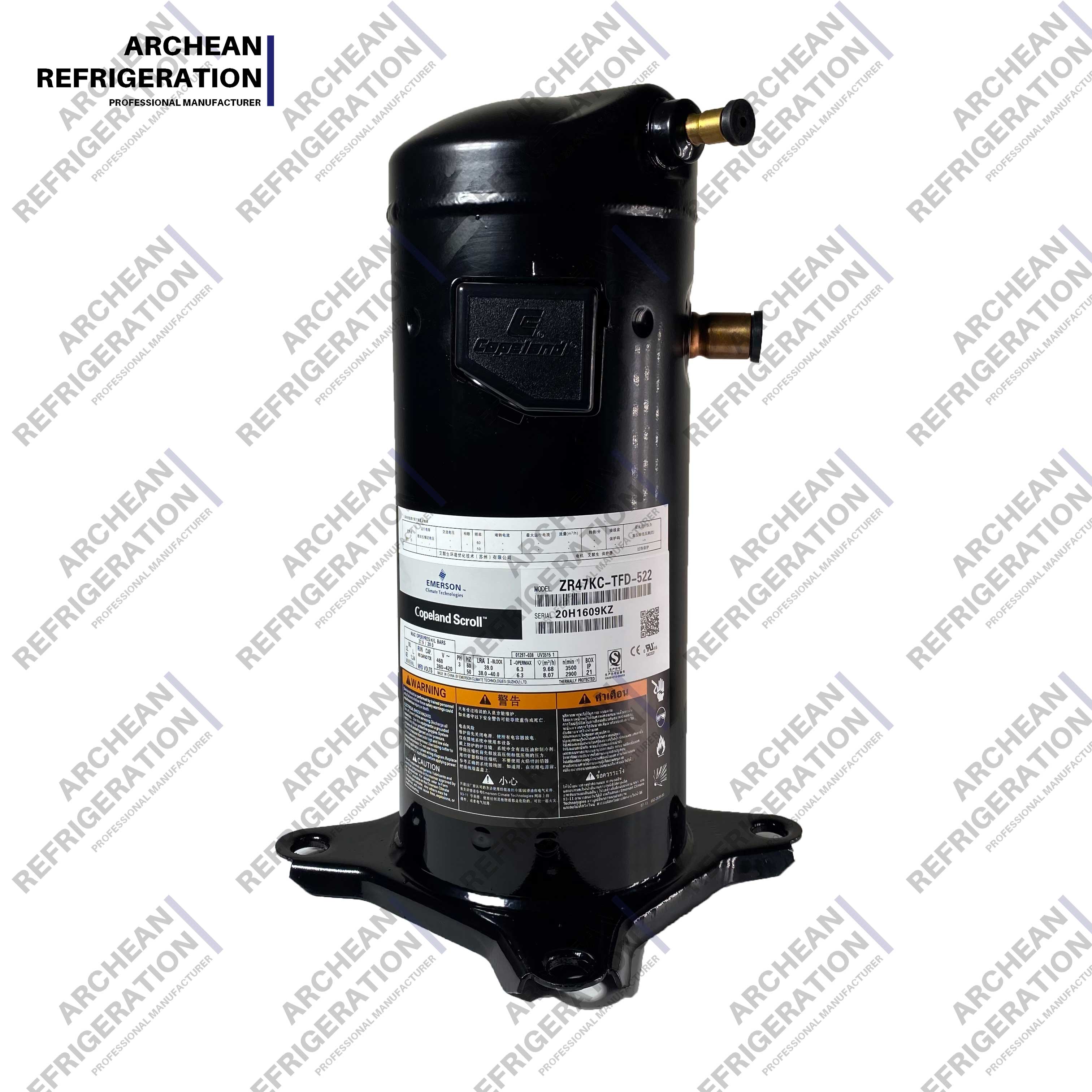 ZR34K3-TFD-522 High-Efficiency Compressor for Cold Storage Original New ZR Compressor ZR34K3-TFDfor Cold Room