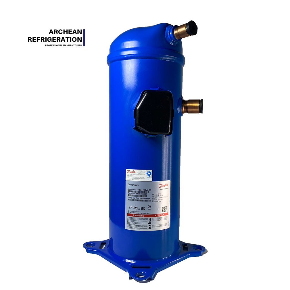 HCM094T4 HCM109T4 HCM120T4 Series Scroll Refrigeration Compressor for HVAC Chiller Heat Pump