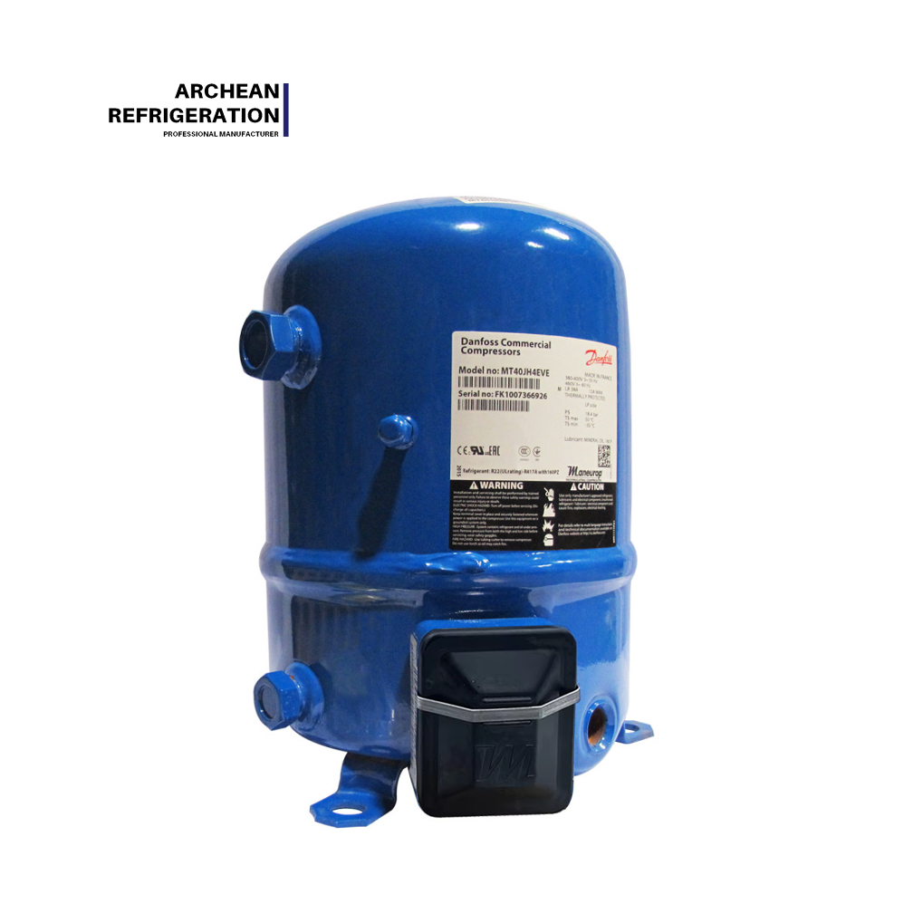 Danfoss MT18 JA MT22 JC MT28 JE MT32 JF MT36 Enclosed Compressor for Enhanced Refrigeration Performance