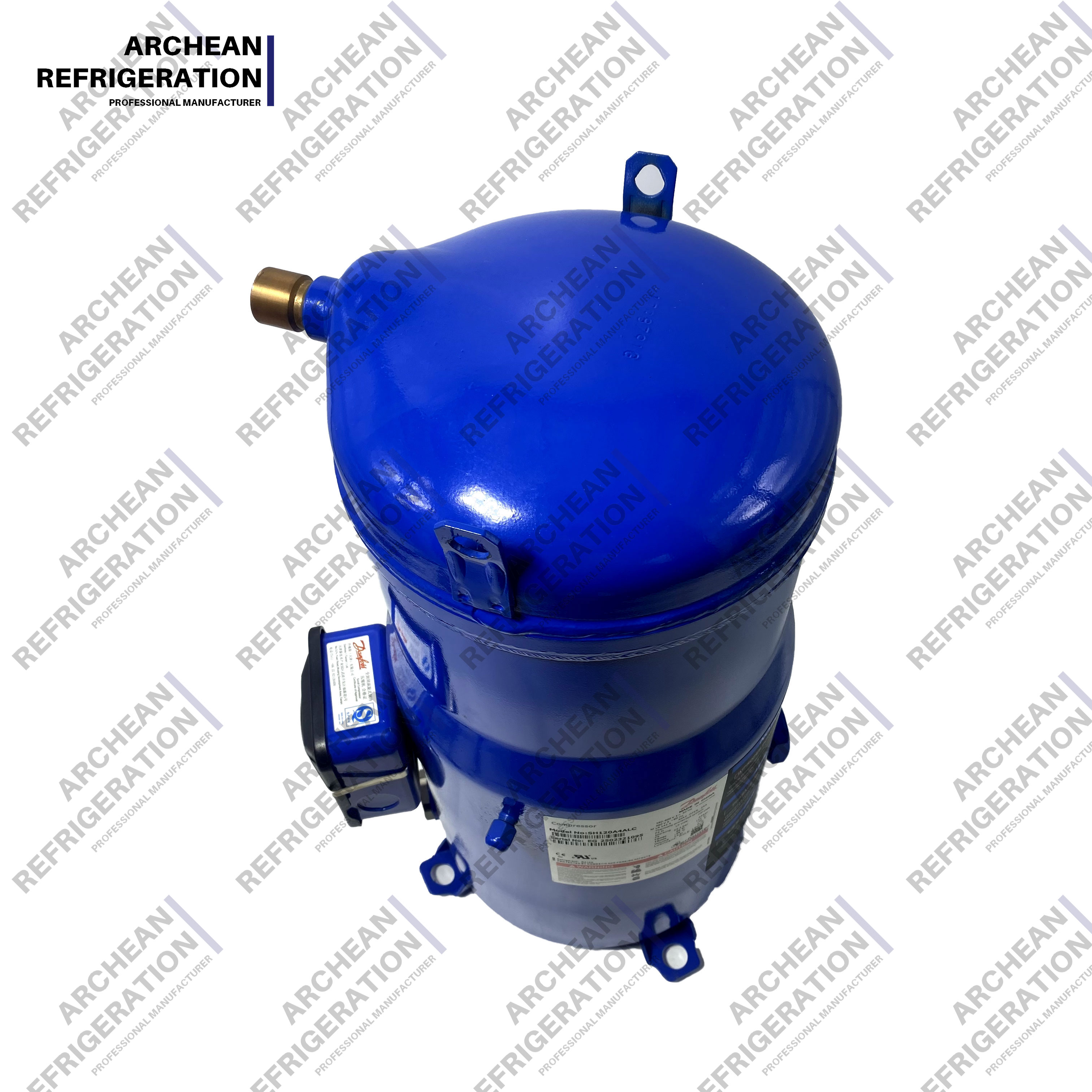 Reciprocating Screw Hermetic 12v Danfoss Scroll Compressor SH120A4ALC for Refrigerator 