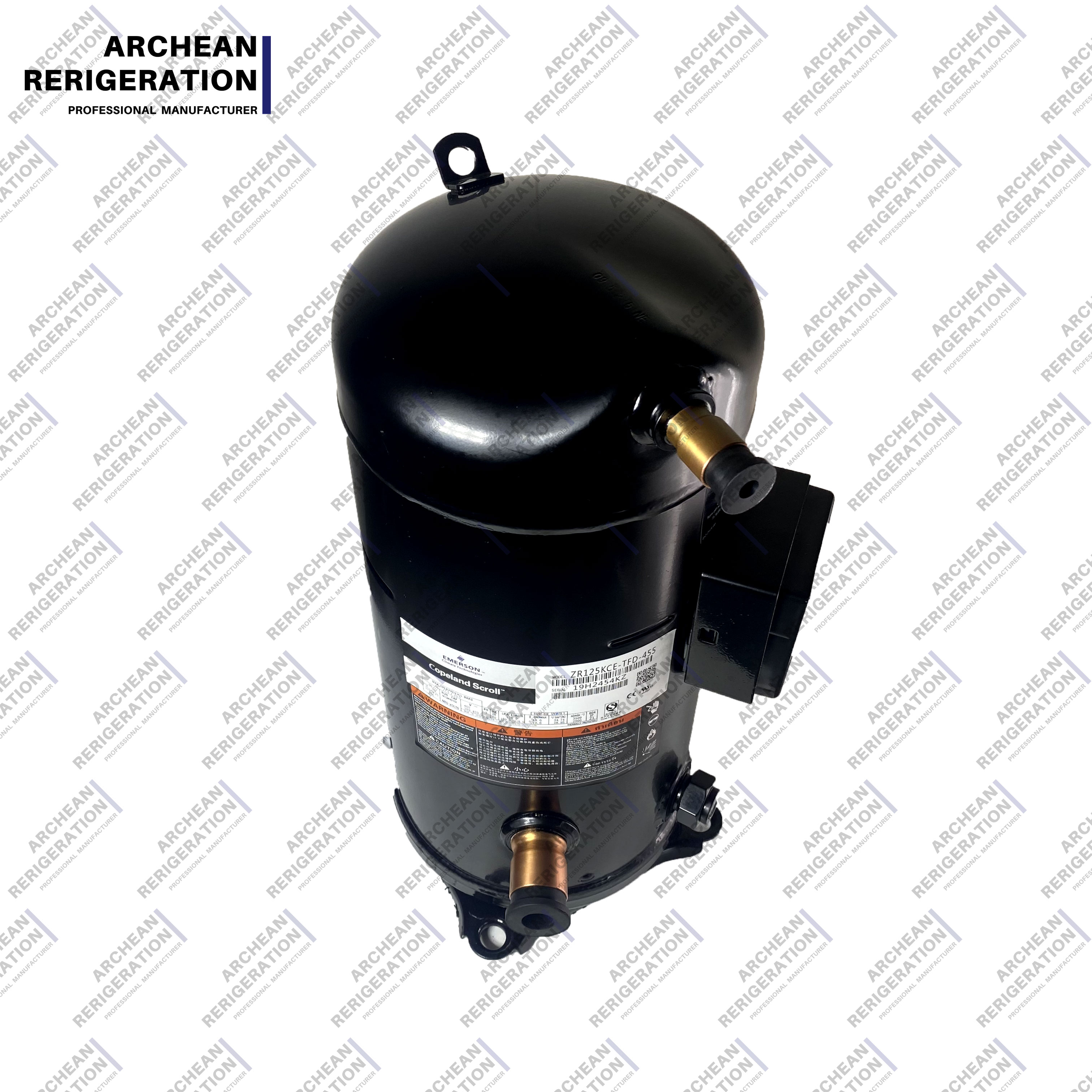 Semi Hermetic Walk in Cooler Variable Speed Copeland Air CompressorZR125KC-TFD ZR160KCE-TFD-455 for Refrigeration