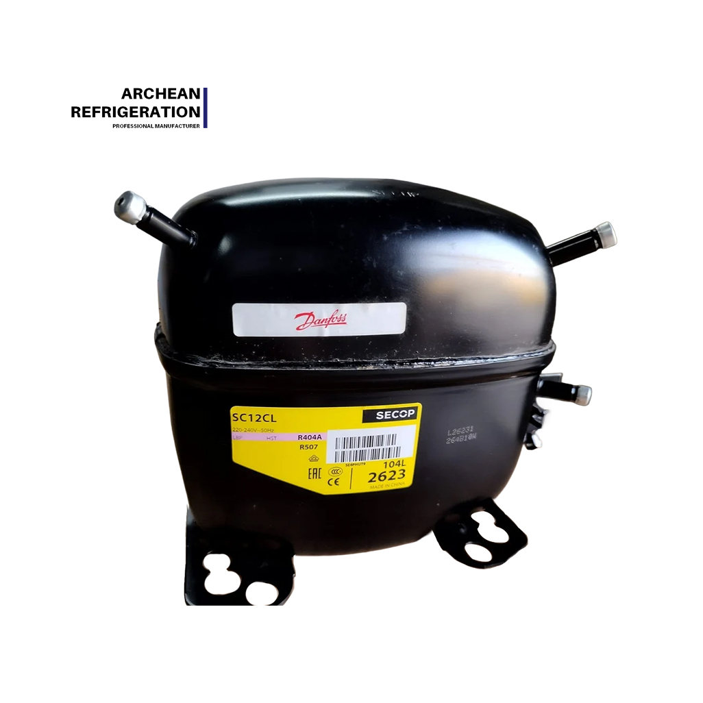 SC10CLX SC12CL SC12CLX.2 SC15CL SC15CLX.2 50HZ R404A Compressore per frigorifero congelatore Secop Parti di scambio di calore per refrigerazione