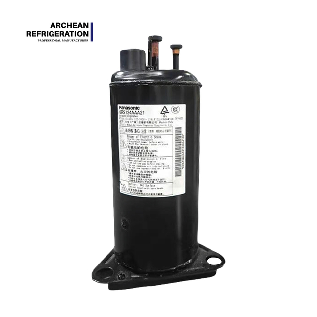 Most Efficient 3 Phase Piston PanasonicSanyo Rotary Refrigeration Compressor 6RS124AAA21 for Industrial