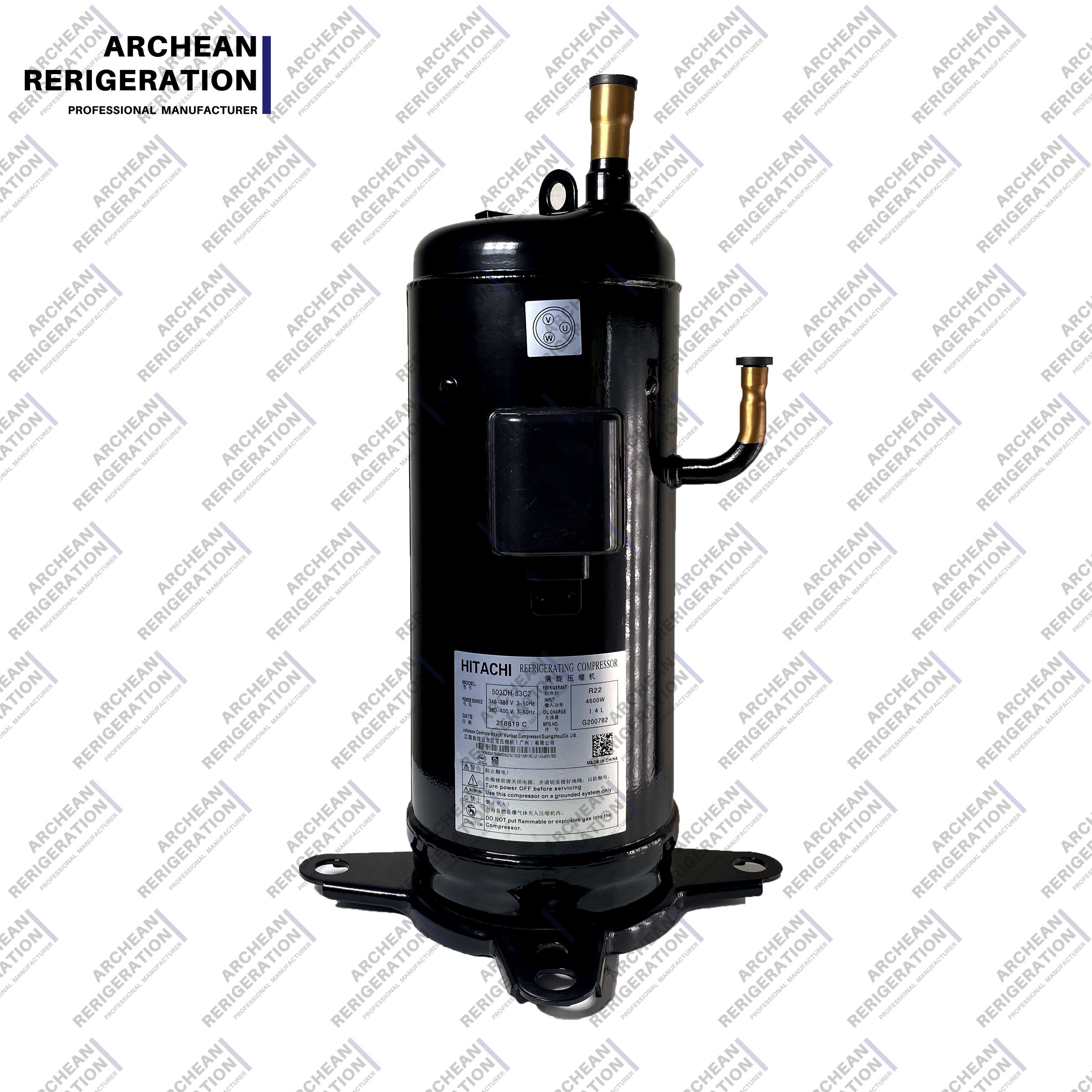 Brand New Original Hitachi 403DH-64C1, 453DH-72C1, 303DH-47C1, 303DH-50C1, 353DH-56C1, 400DHM-64D1(2), 500DHM-80D1(2), 600DHM-90D1(2) Refrigeration